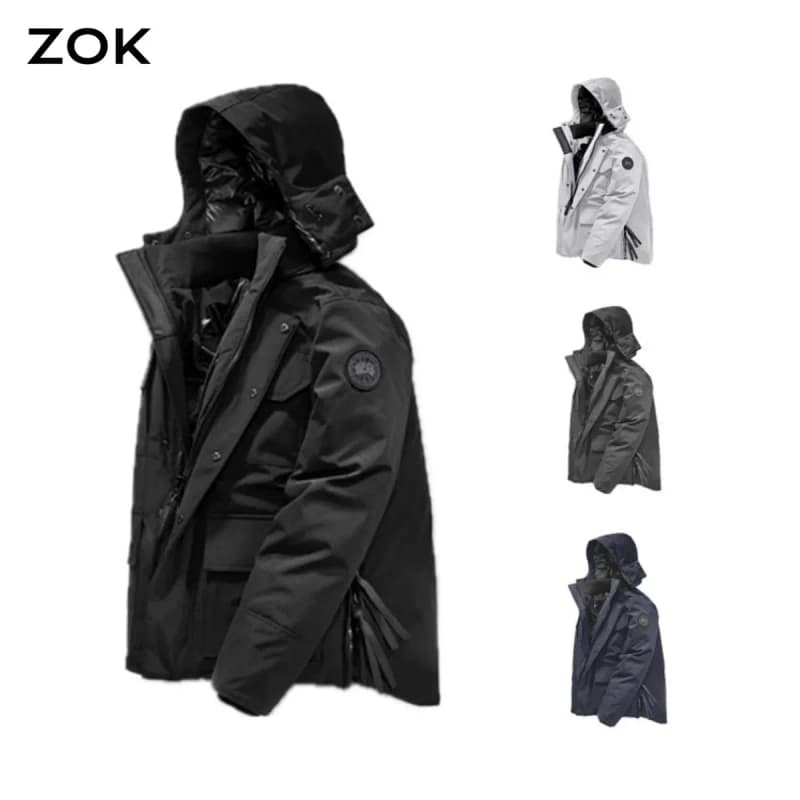ZOK 캐나다구스 스타일 메이틀랜드 다운 자켓 (탈부착 후드) 상세 1