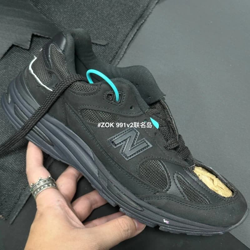 뉴발란스 991v2 x 스톤아일랜드 (블랙/그레이시화이트) 8
