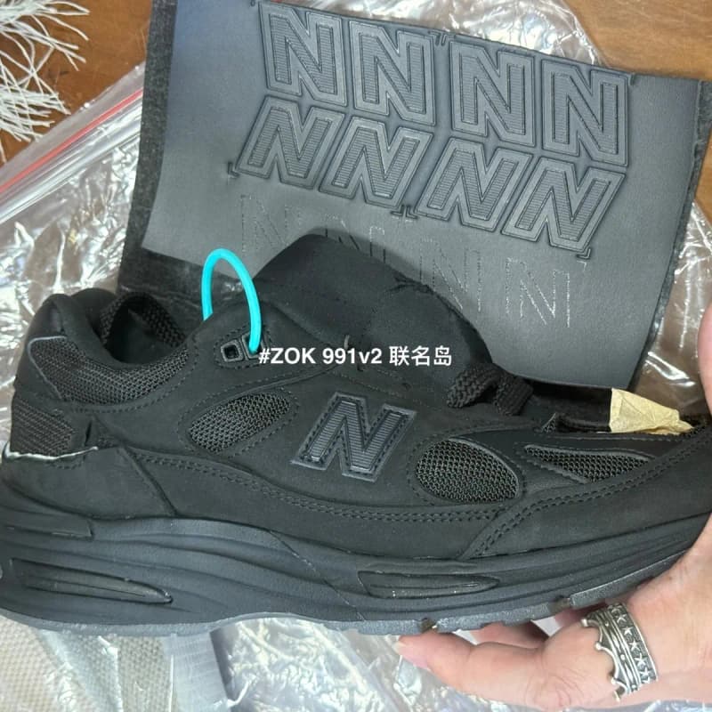 뉴발란스 991v2 x 스톤아일랜드 (블랙/그레이시화이트) 18