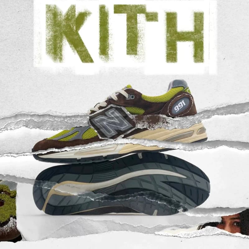 뉴발란스 KITH x 다니엘 카타리 991v2 (리버스 말차) 3