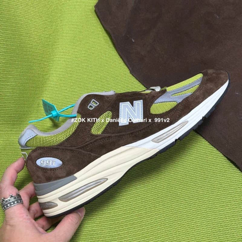 뉴발란스 KITH x 다니엘 카타리 991v2 (리버스 말차) 10