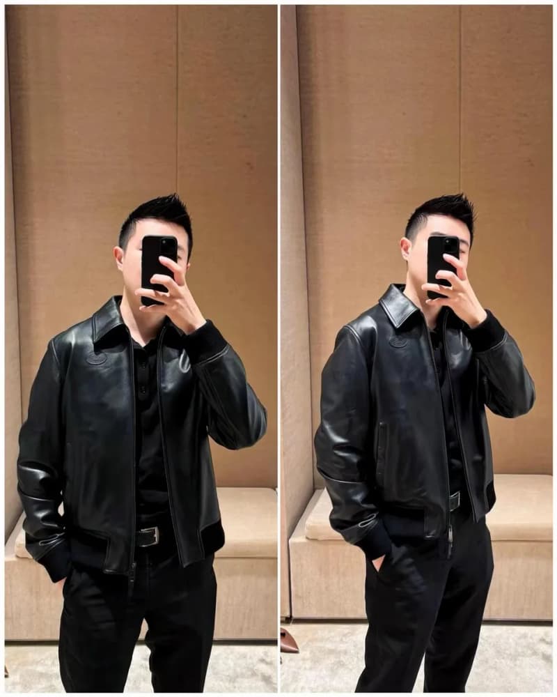 버버리 램스킨 레더 재킷 (블랙) 18