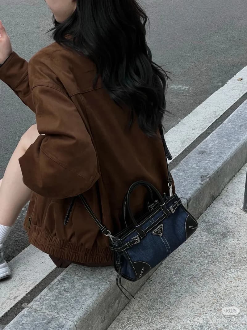 프라다 보니 미니 레트로 데님백 19