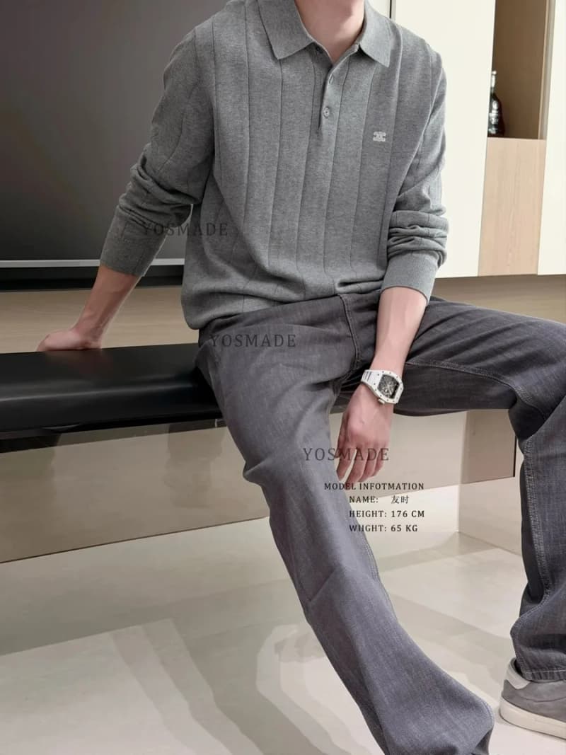브루넬로 쿠치넬리 올드머니 그레이 스트레이트 데님 팬츠 10
