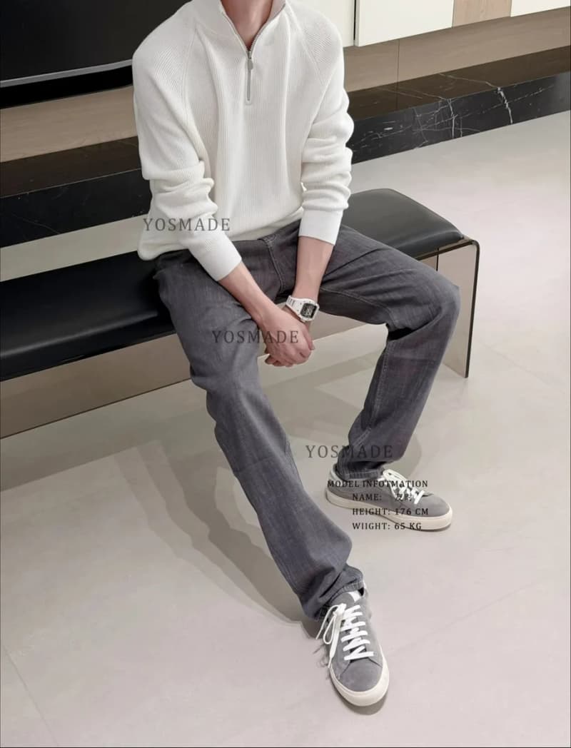 브루넬로 쿠치넬리 올드머니 그레이 스트레이트 데님 팬츠 12