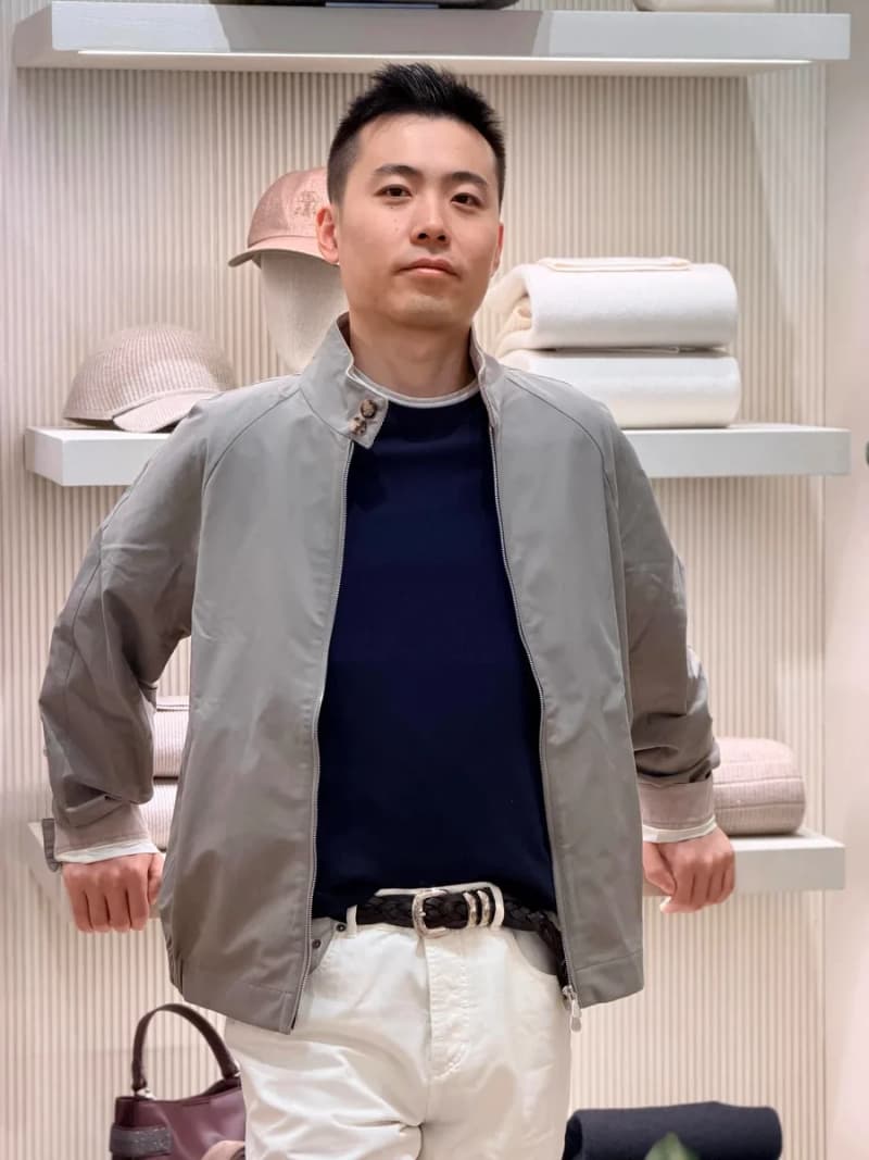 브루넬로 쿠치넬리 스탠드칼라 코듀로이 카라 하링턴 자켓 7