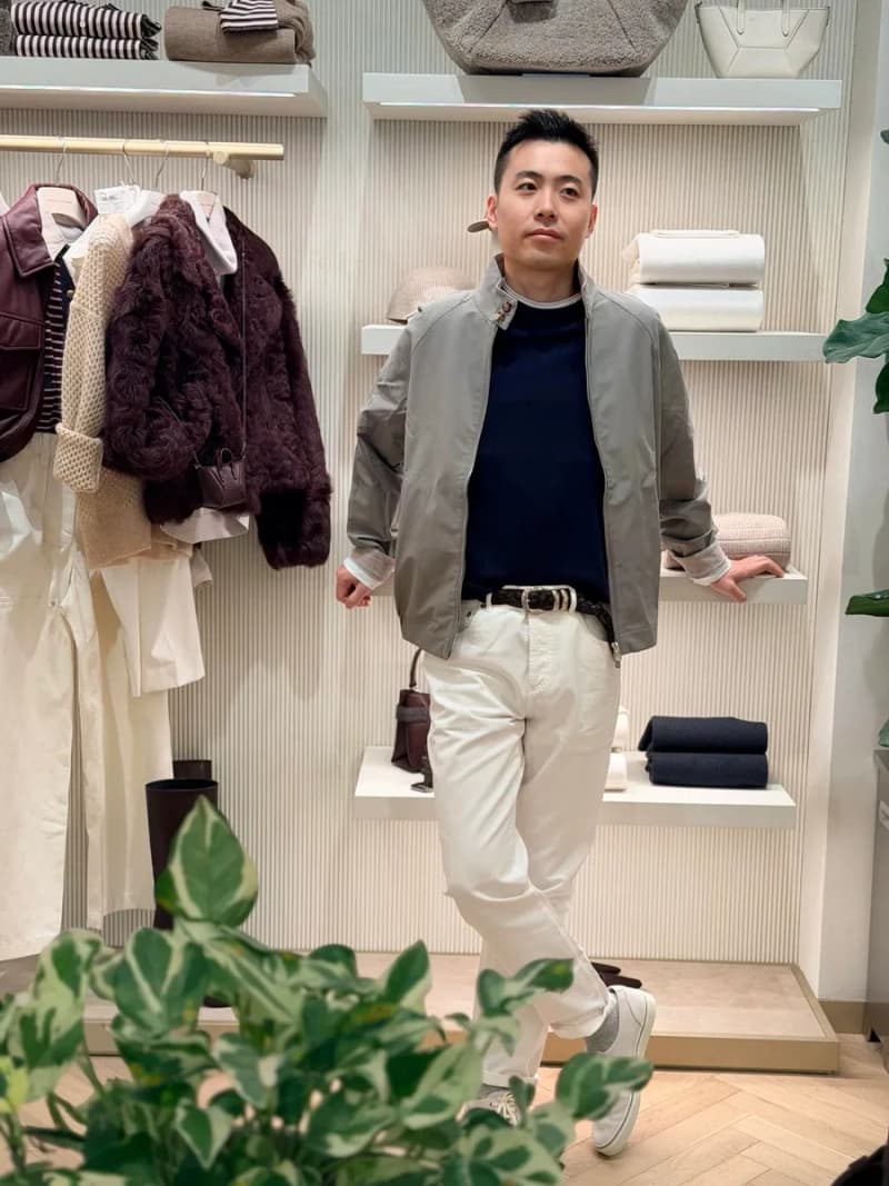 브루넬로 쿠치넬리 스탠드칼라 코듀로이 카라 하링턴 자켓 20