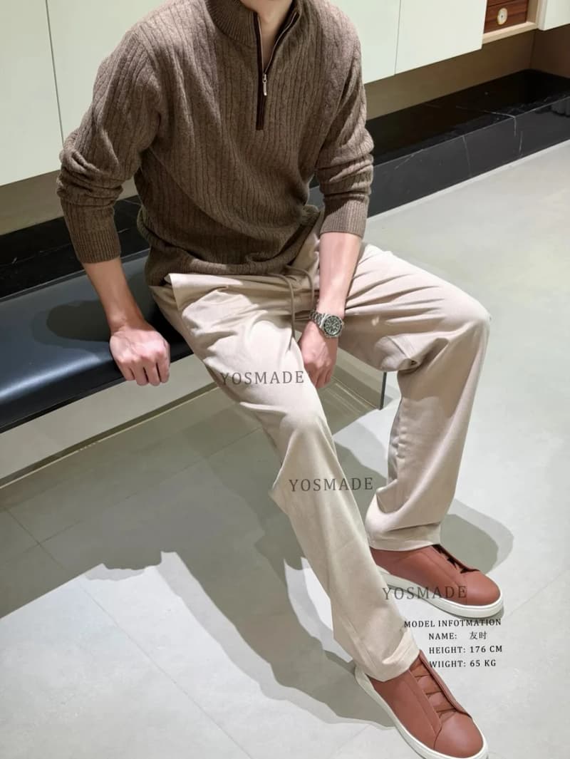 벨루티 올드머니 기모 슬림핏 조거 팬츠 9