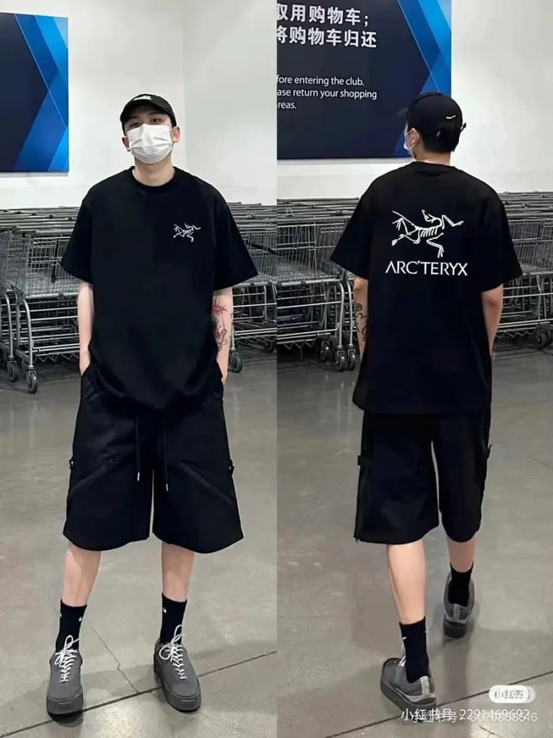 아크테릭스 대형 새 로고 프린팅 반팔 티셔츠 (헤비코튼) 9