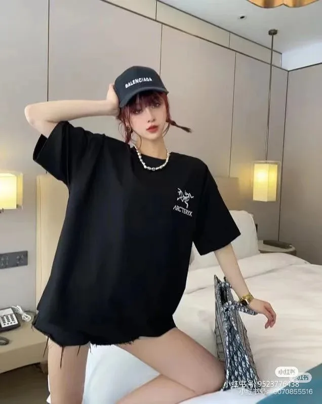 아크테릭스 대형 새 로고 프린팅 반팔 티셔츠 (헤비코튼) 13