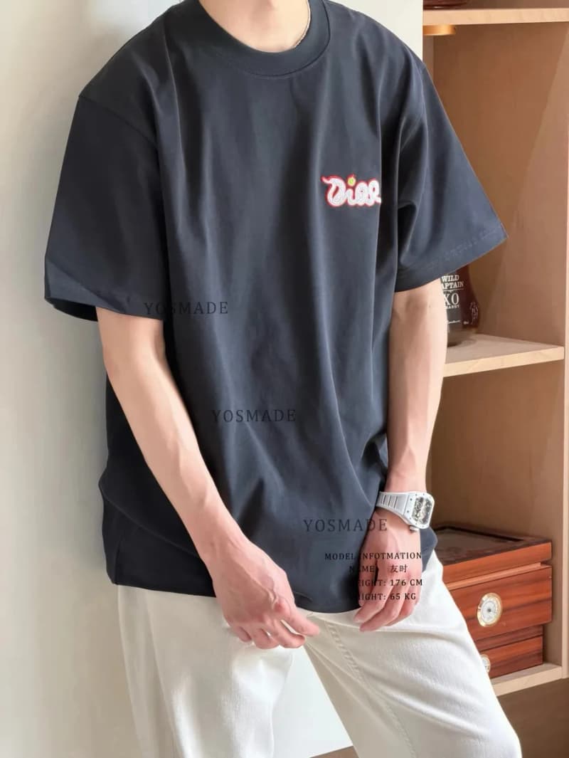 디올 25 뱀띠 한정 스네이크 자수 반팔 티셔츠 11