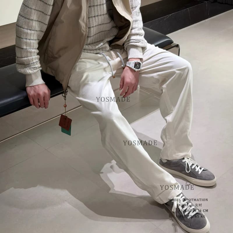 브루넬로 쿠치넬리 코듀로이 밴딩 조거 팬츠 3