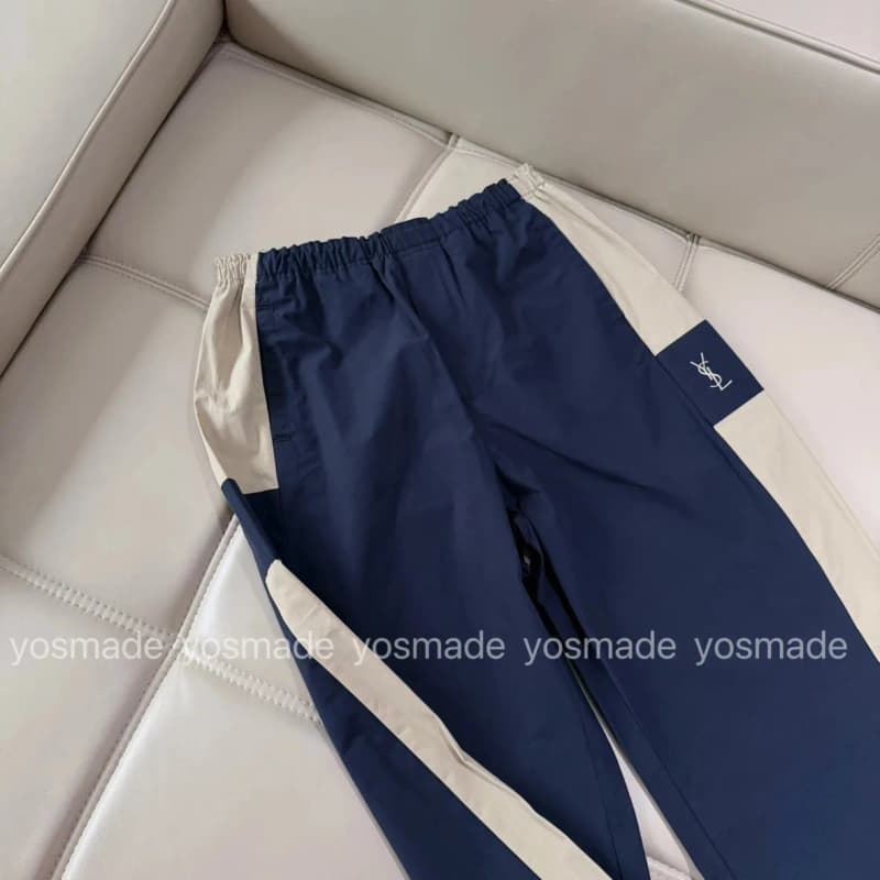 생로랑 YSL 배색 스포츠 팬츠 18