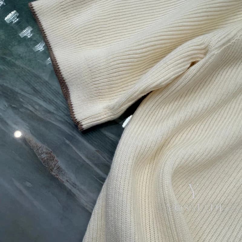브루넬로 쿠치넬리 세로 스트라이프 올드머니 카라 니트 반팔티 14