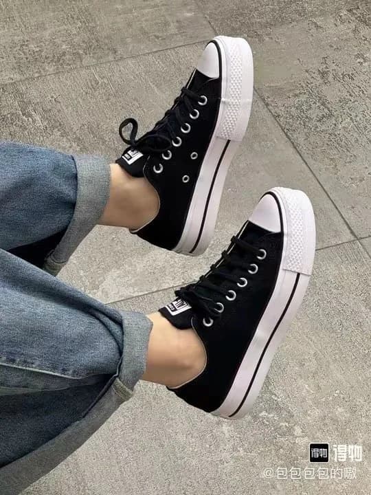 컨버스 올스타 클래식 플랫폼 캔버스화 4