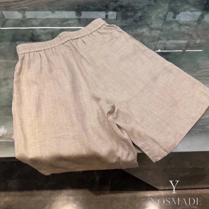 폴로 랄프로렌 러프 포니 자수 올드머니 리넨 드로스트링 반바지 9