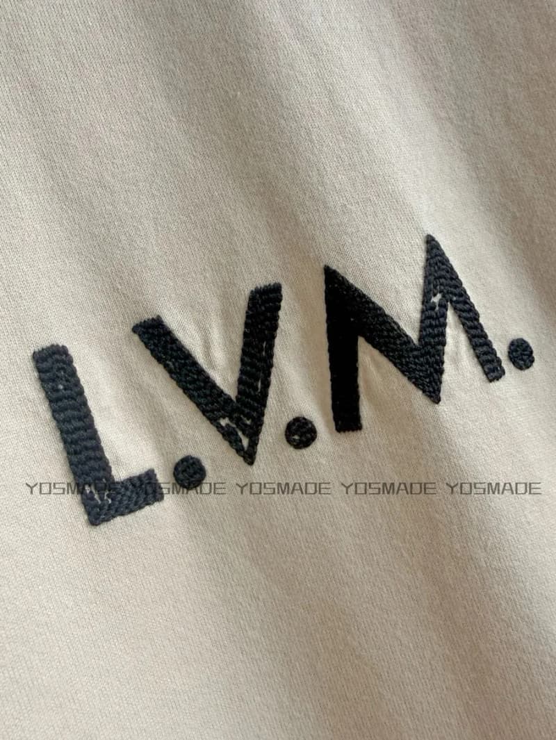 루이비통 LVM 로고 자수 반팔 티셔츠 12