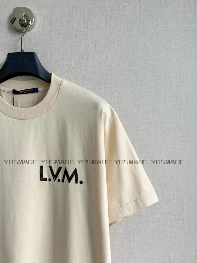 루이비통 LVM 로고 자수 반팔 티셔츠 11