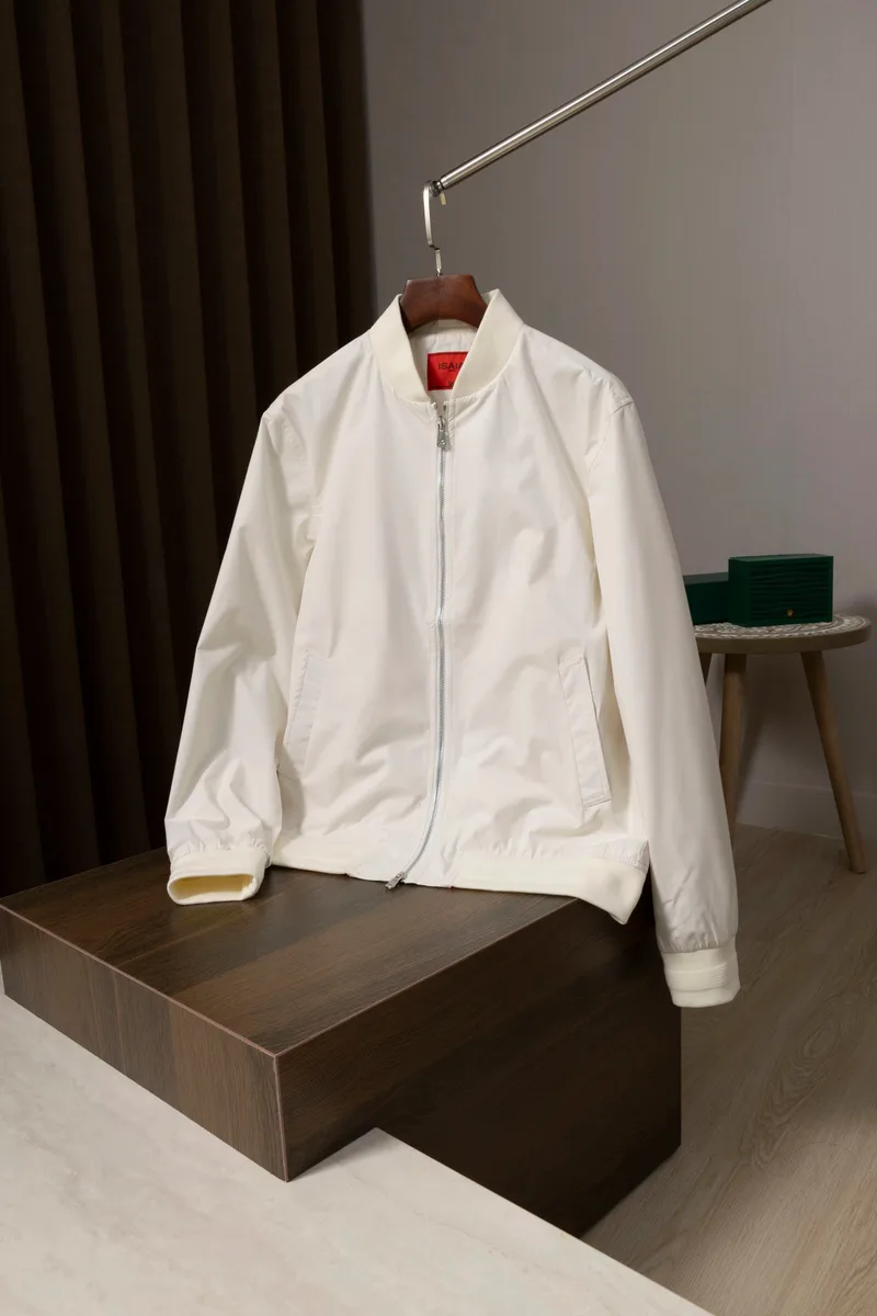 이사이아 베이스볼 카라 집업 자켓 (코랄 자수) 9