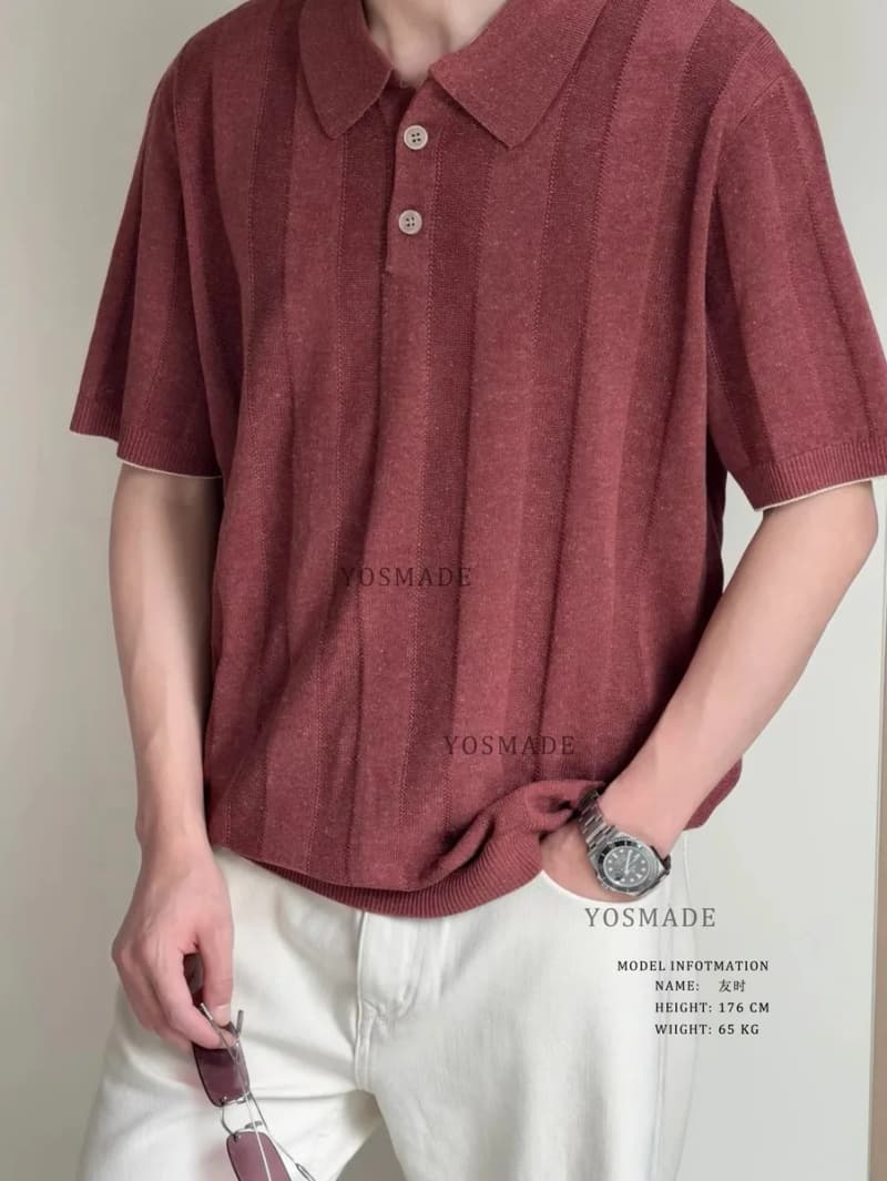 브루넬로 쿠치넬리 버티컬 니트 카라 폴로 (올드머니룩) 11