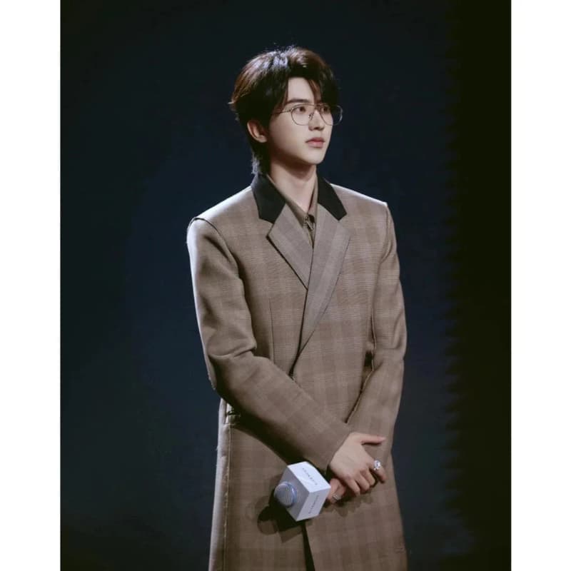 지방시 프린스 오브 웨일즈 체크 유락 롱 코트 상세 1