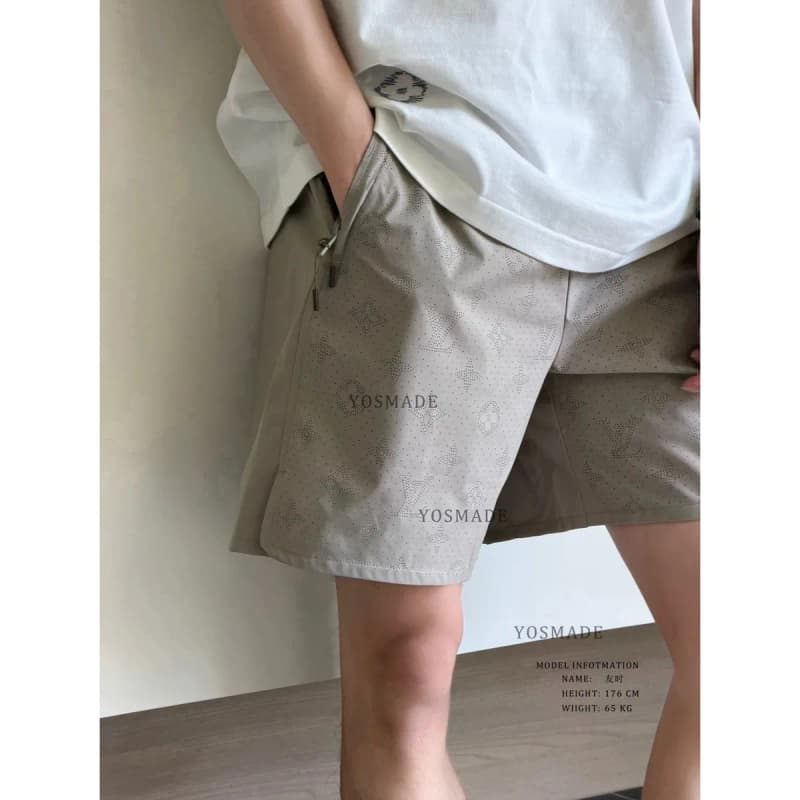 루이비통 레이저 드릴링 로고 반바지 (드로스트링) 상세 2