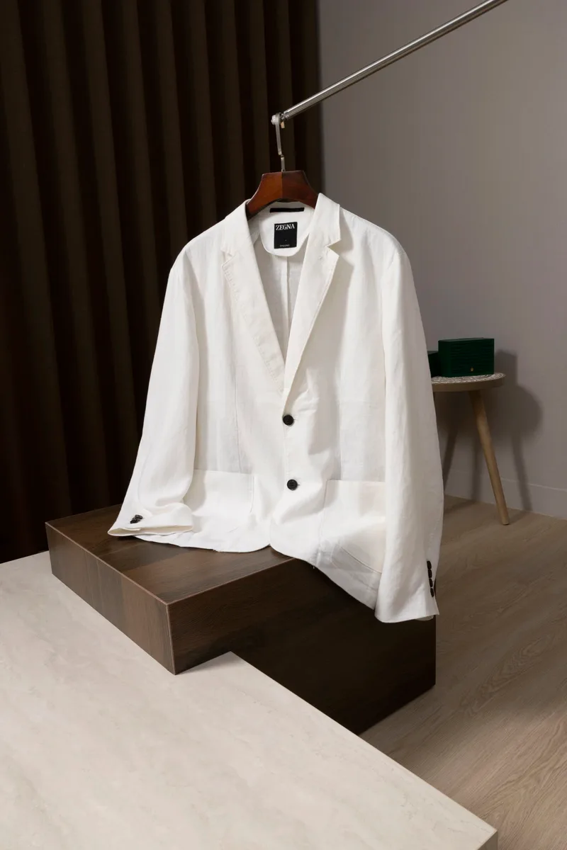 제냐 오아시 리노 남성 아마 캐주얼 자켓 9