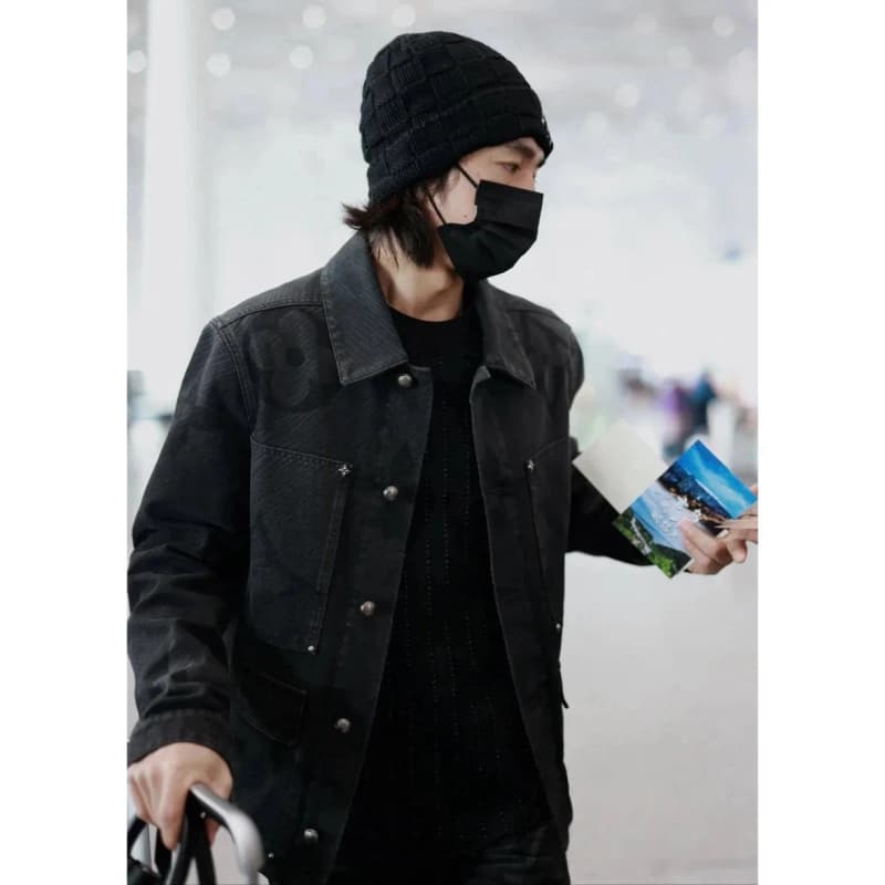 루이비통 그라데이션 라지 플라워 모노그램 데님 자켓 3