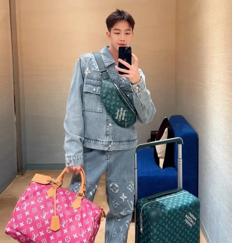루이비통 클라우드 홀로우 워싱 데님 자켓 3