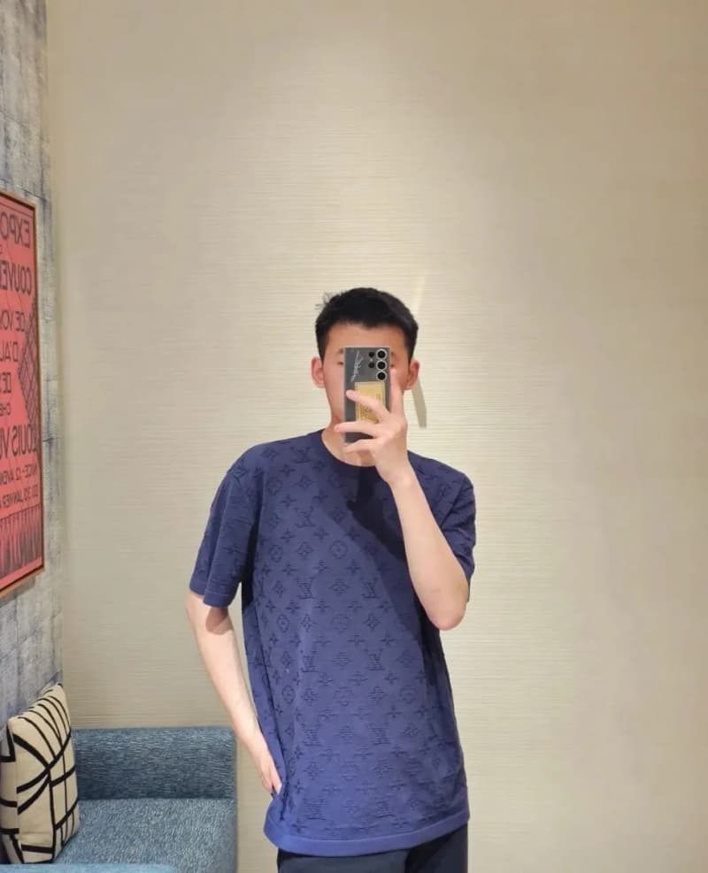 루이비통 모노그램 자카드 니트 반팔 티셔츠 12