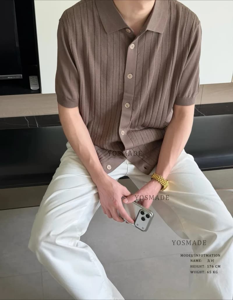 브루넬로 쿠치넬리 올드머니 스타일 니트 반팔 셔츠 24