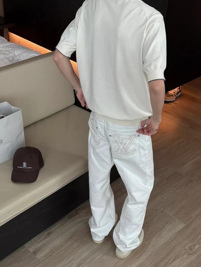 브루넬로 쿠치넬리 올드 머니 스타일 루즈핏 니트 반팔 티셔츠 6