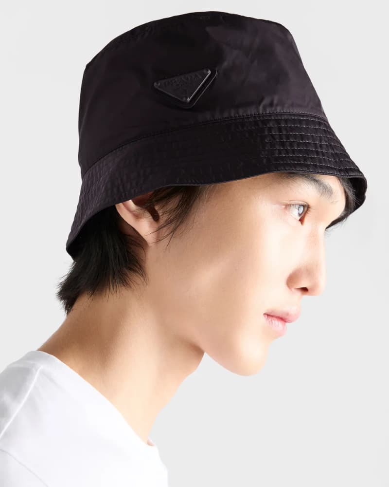 프라다 리나일론 접이식 버킷햇 5