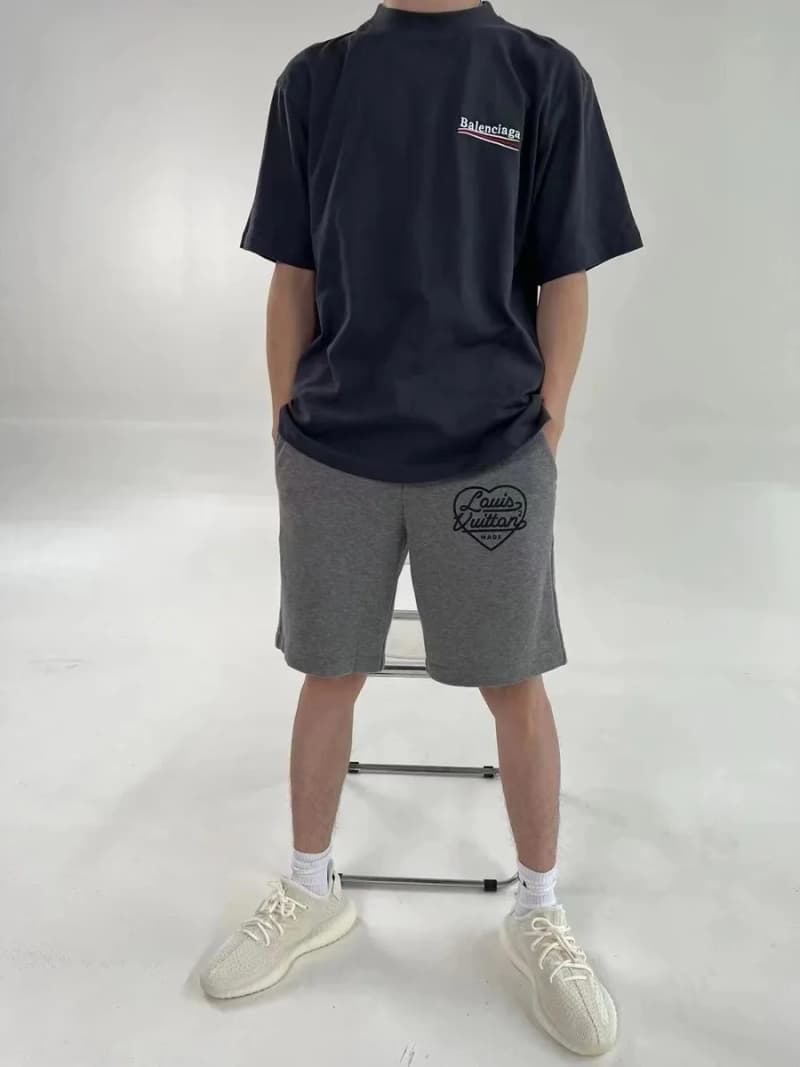 발렌시아가 폴리티컬 캠페인 로고 티셔츠 (차콜그레이) 3