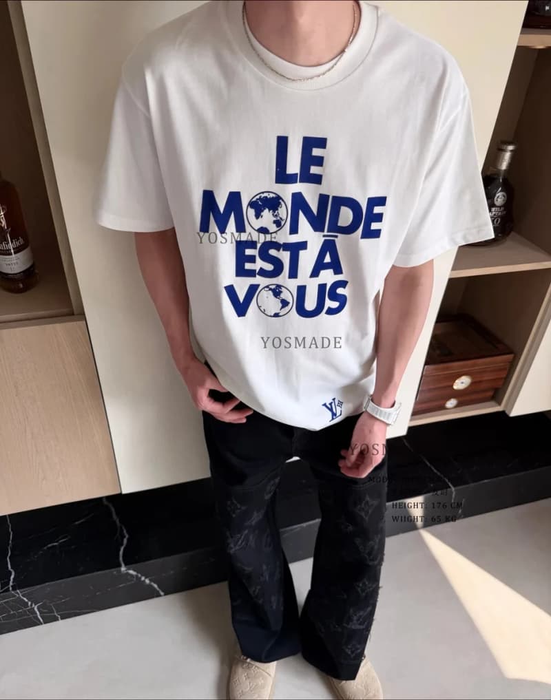 루이비통 르몽드 에스타부 그래픽 티셔츠 4