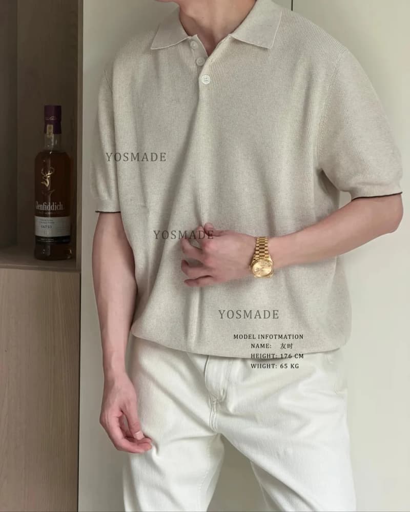 브루넬로 쿠치넬리 올드머니 리넨 니트 폴로 반팔셔츠 7