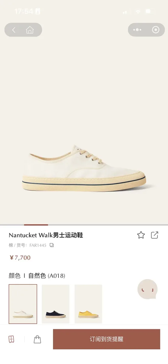 로로피아나 낸터킷 워크 캔버스 스니커즈 4