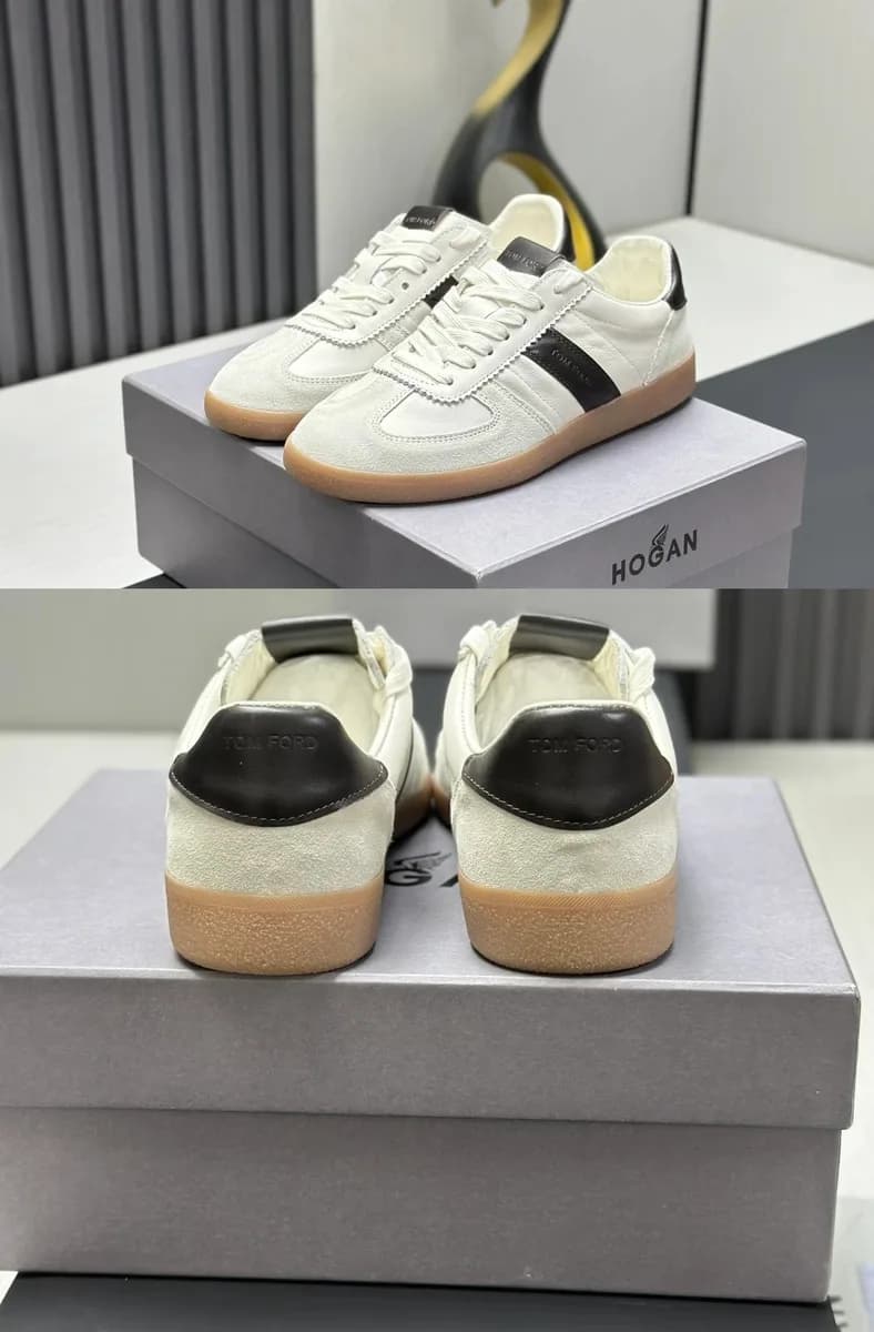 톰포드 스니커즈 (스웨이드 카프스킨, 사이드 로고) 15