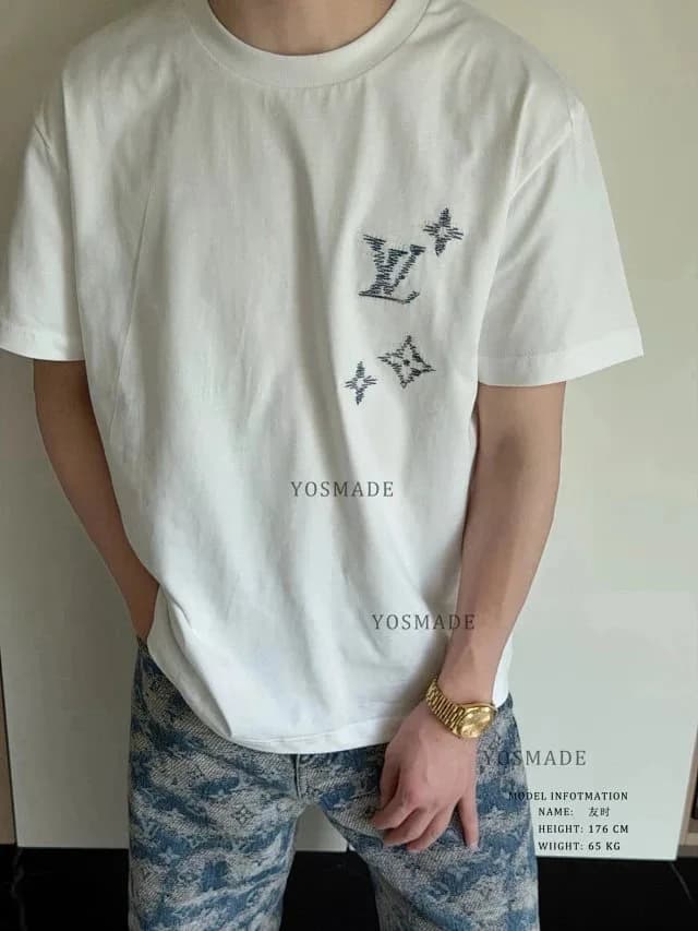 루이비통 이레귤러 로고 자수 루즈핏 티셔츠 9