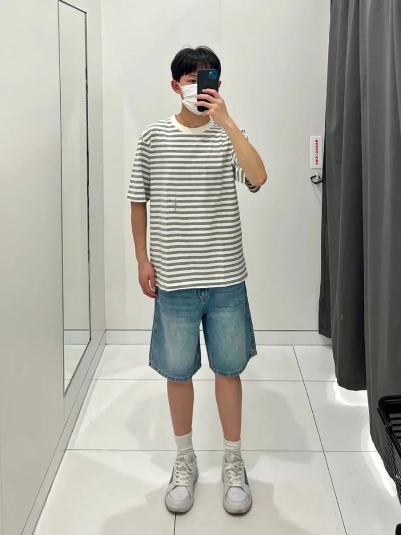 프라다 데님 반바지 (워싱 빈티지) 17
