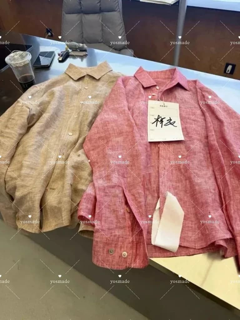 앙드레 올드머니 스타일 리넨 셔츠 (우로마) 21
