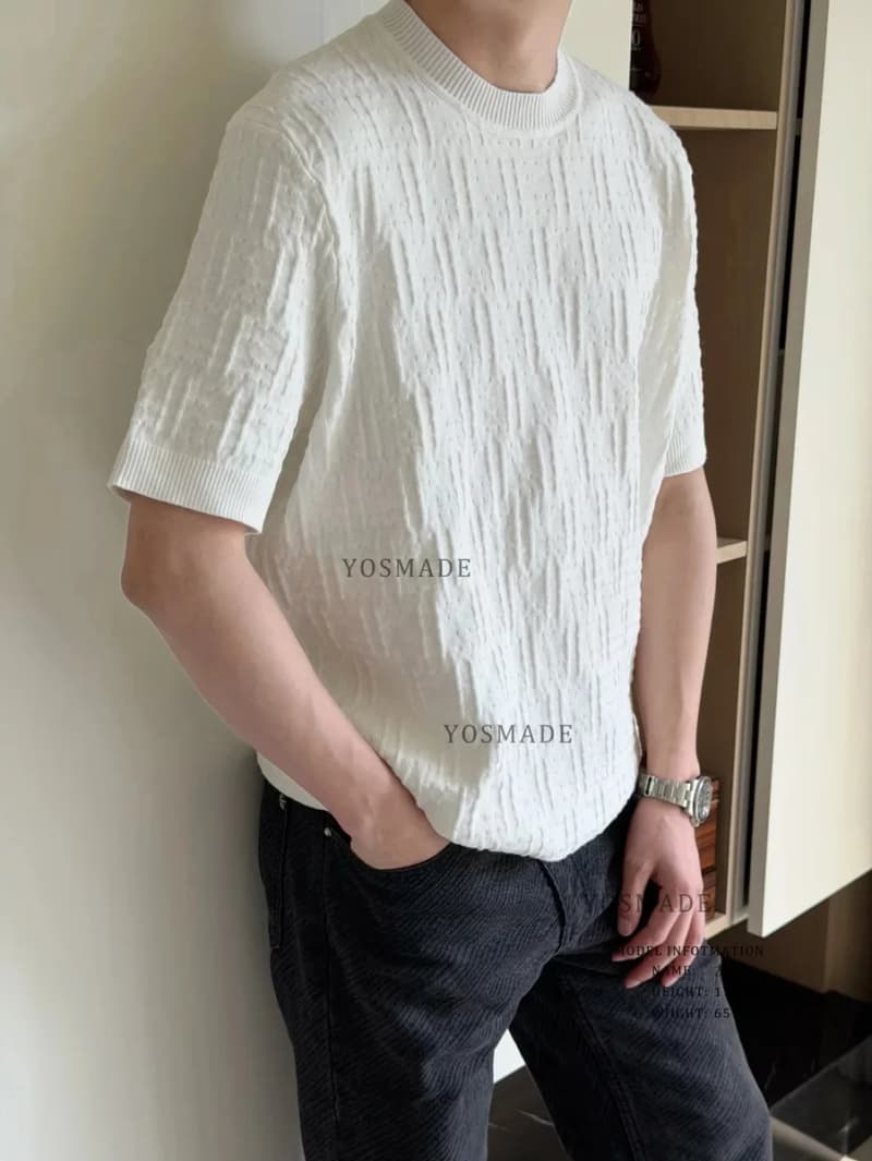 펜디 우븐 자카드 슬랙 반팔 티셔츠 10