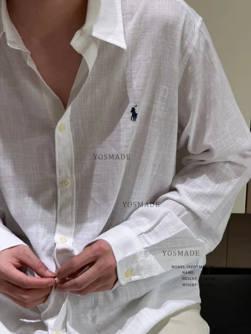 폴로 랄프로렌 포니 자수 오버핏 린넨 셔츠 9