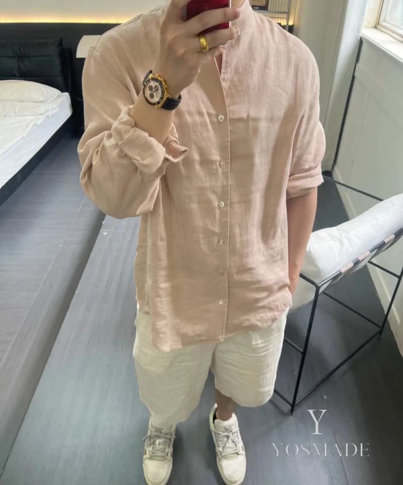 로로피아나 젠틀맨 스타일 카라리스 린넨 셔츠 21