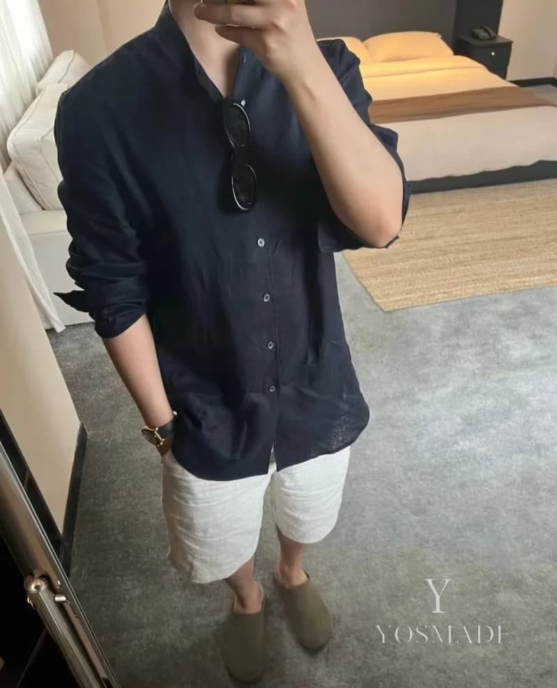 로로피아나 젠틀맨 스타일 카라리스 린넨 셔츠 23