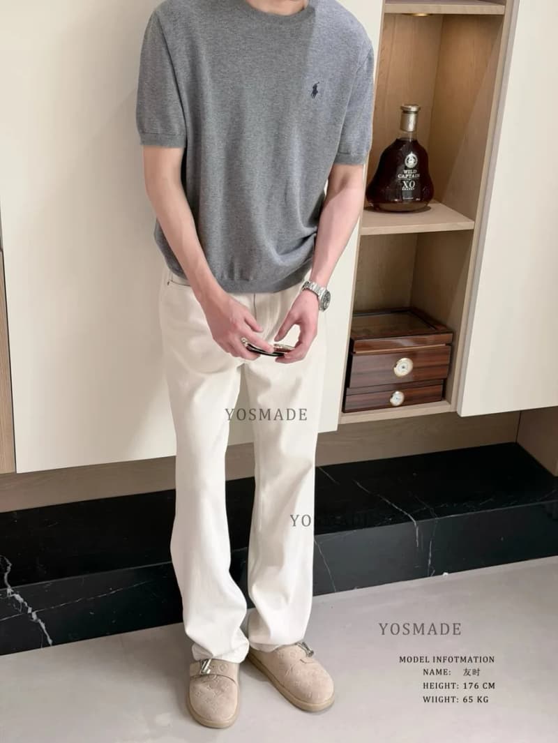폴로 랄프로렌 씬 베이직 니트 반팔 크루넥 티셔츠 10
