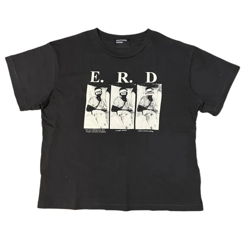 앙팡리쉬데프리메 ERD 붕대 슬로건 반팔티 (빈티지 워싱) 상세 1
