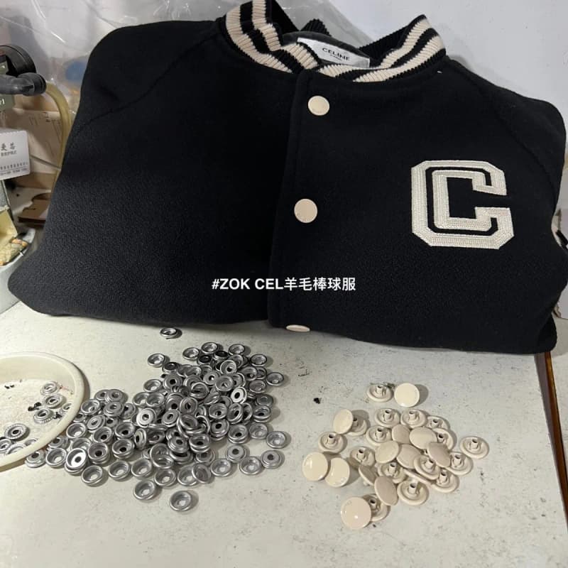 셀린느 CEL 울 야구 자켓 (베이스볼 재킷) 15