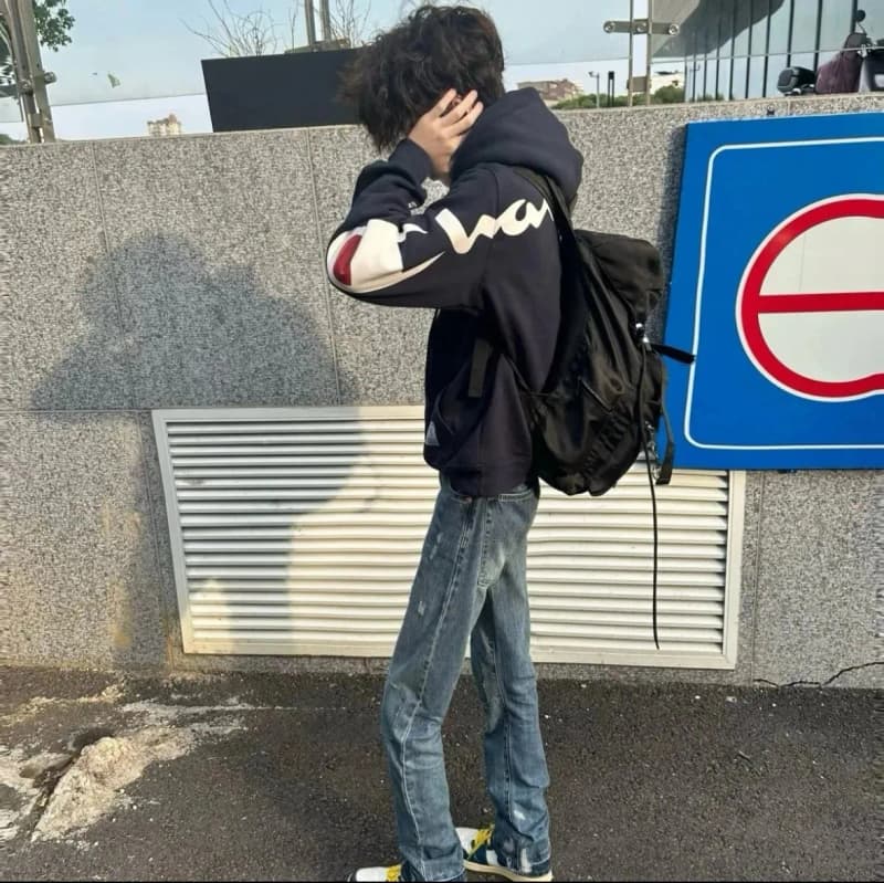 챔피온 X 슈프림 로고 후드티 (실크 프린팅) 4