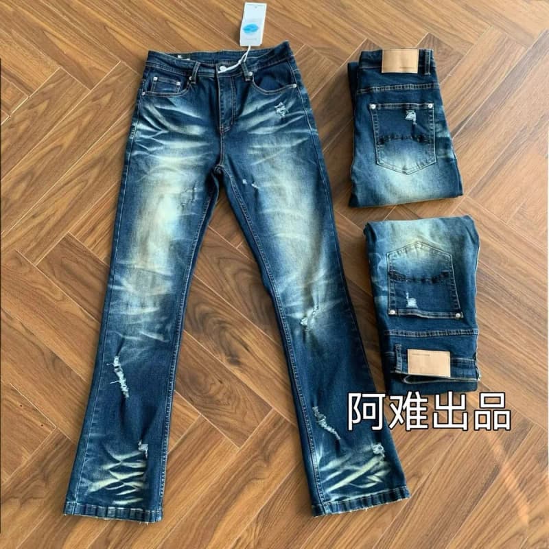 클린핏517 워싱 데미지 청바지 (부츠컷) 상세 1